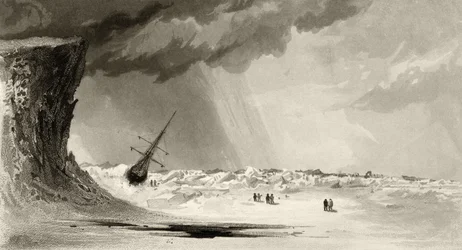 Das Pack vor Sylvia Headland, graviert von A.W. Graham, aus 